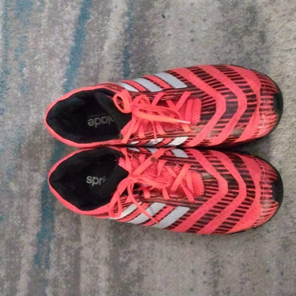 Mens Adidas, Springblade, Size: 11, Color: Orange, Good Condition.